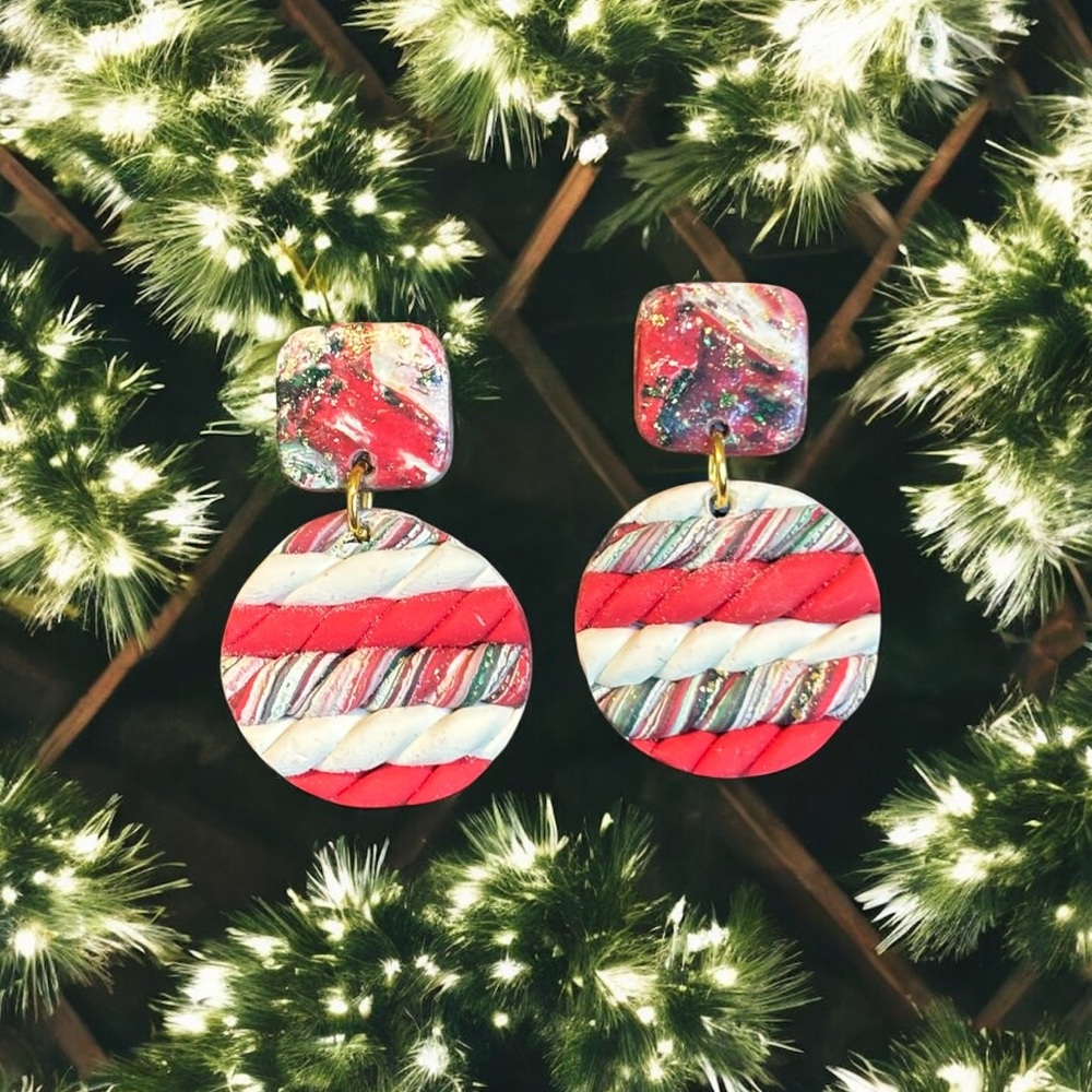 Perfectly imperfect by Heather. Christmas sweater small Earrings